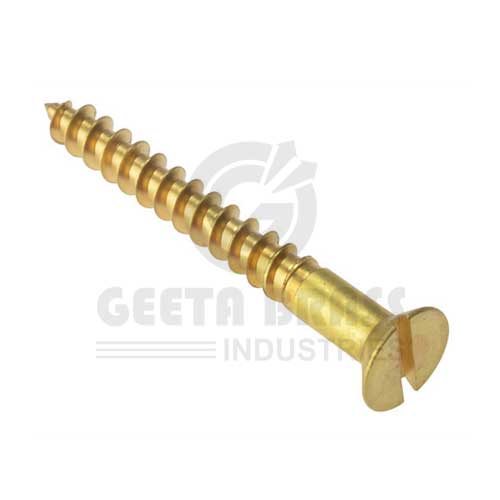 Brass Countersunk Slotted Screws